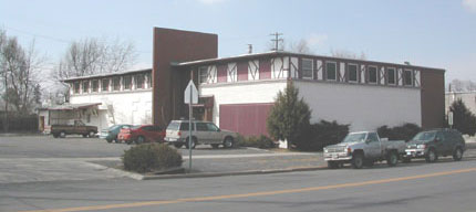 Existing building before redevelopment