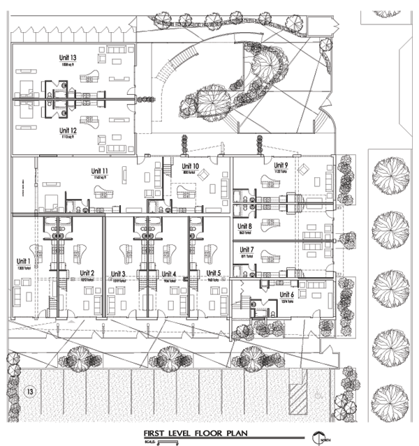 first level floor plan